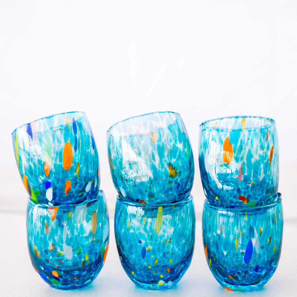 Murano Shot Glass | Certified Murano Glass | Made in Italy | Italian Liqueur Glass | Collection Onde