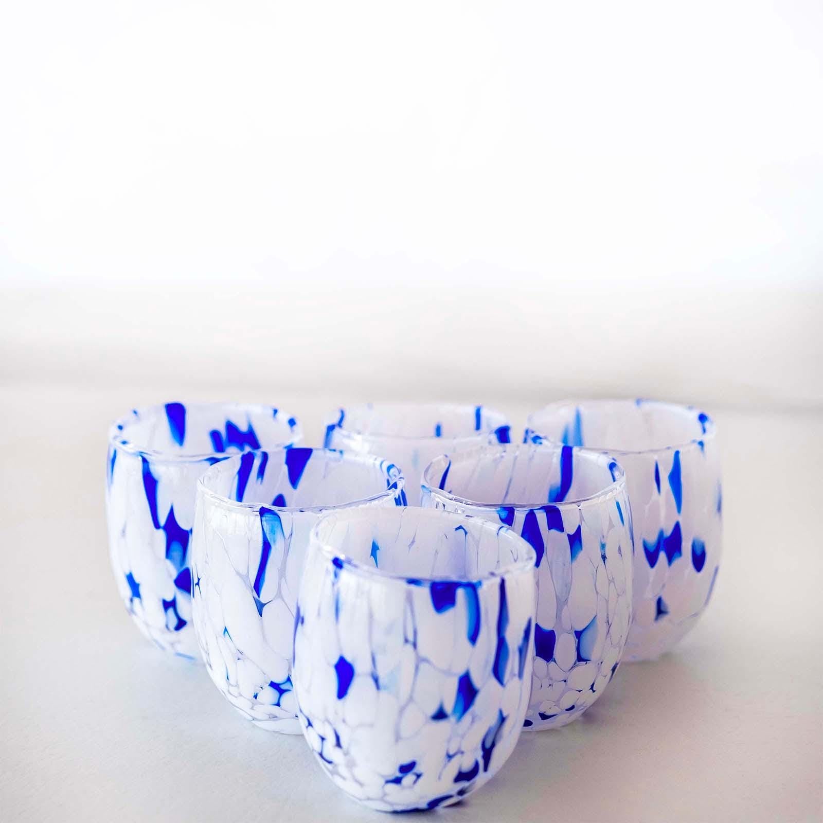 Murano Shot Glass | Certified Murano Glass | Made in Italy | Italian Liqueur Glass | Collection Onde