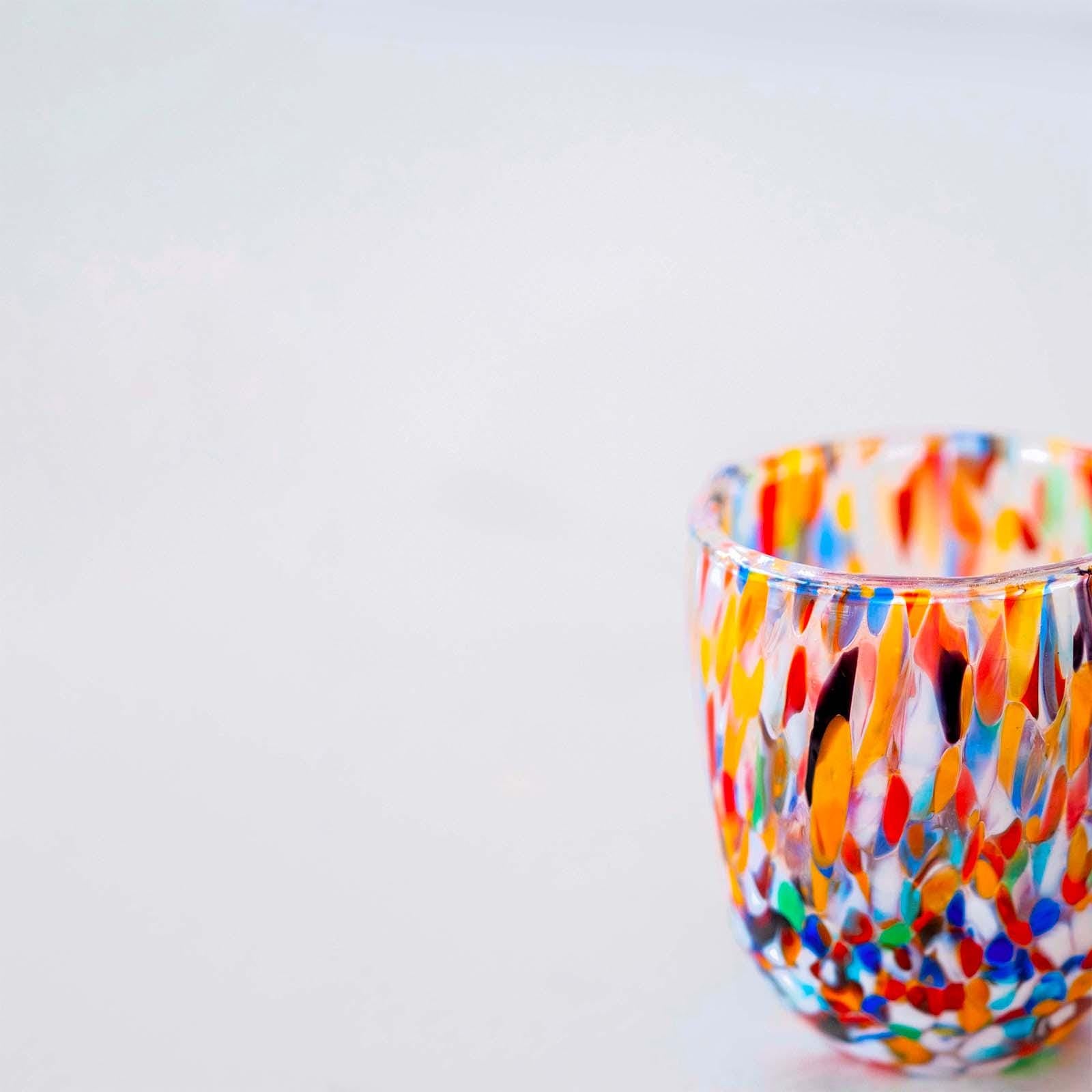 Murano Shot Glass | Certified Murano Glass | Made in Italy | Italian Liqueur Glass | Collection Onde