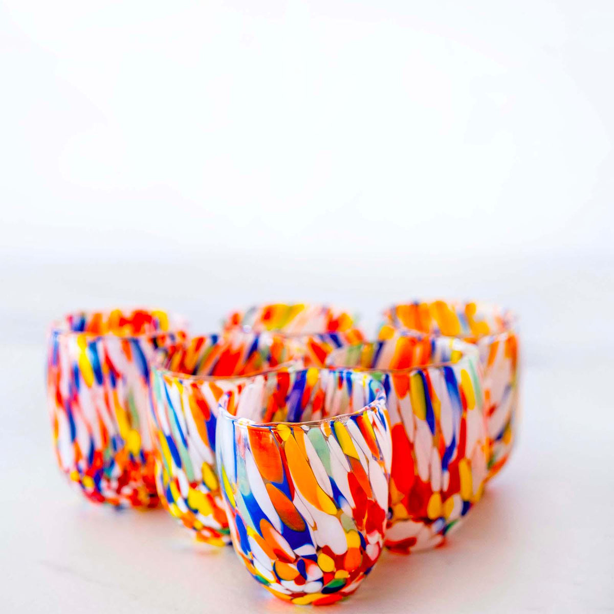 Murano Shot Glass | Certified Murano Glass | Made in Italy | Italian Liqueur Glass | Collection Onde