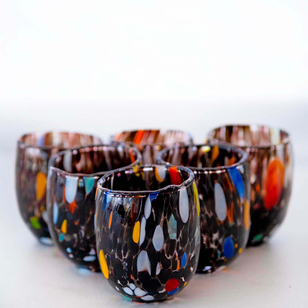 Murano Shot Glass | Certified Murano Glass | Made in Italy | Italian Liqueur Glass | Collection Onde