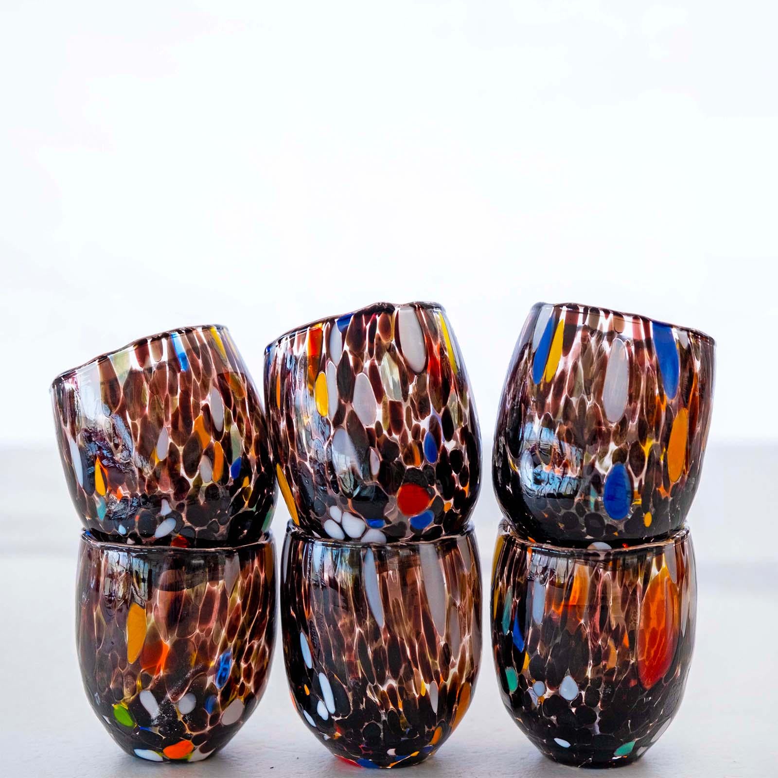 Murano Shot Glass | Certified Murano Glass | Made in Italy | Italian Liqueur Glass | Collection Onde