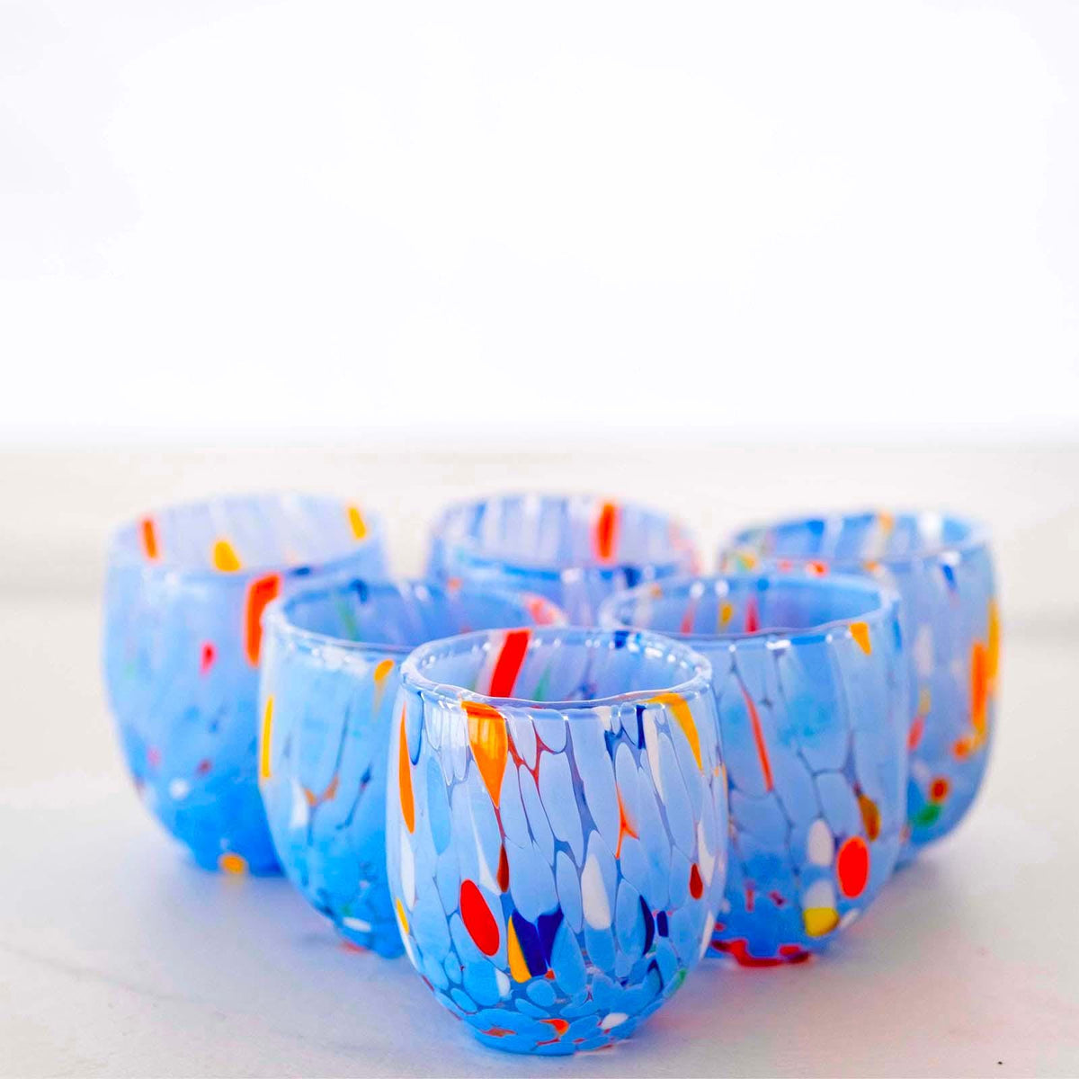 Murano Shot Glass | Certified Murano Glass | Made in Italy | Italian Liqueur Glass | Collection Onde
