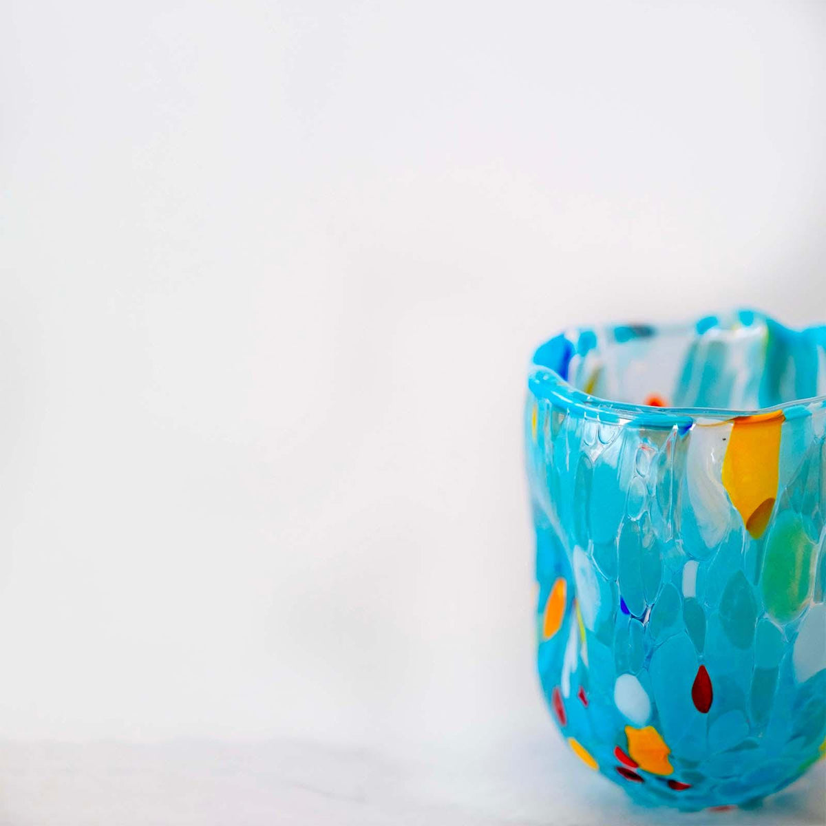 Murano Shot Glass | Certified Murano Glass | Made in Italy | Italian Liqueur Glass | Collection Onde