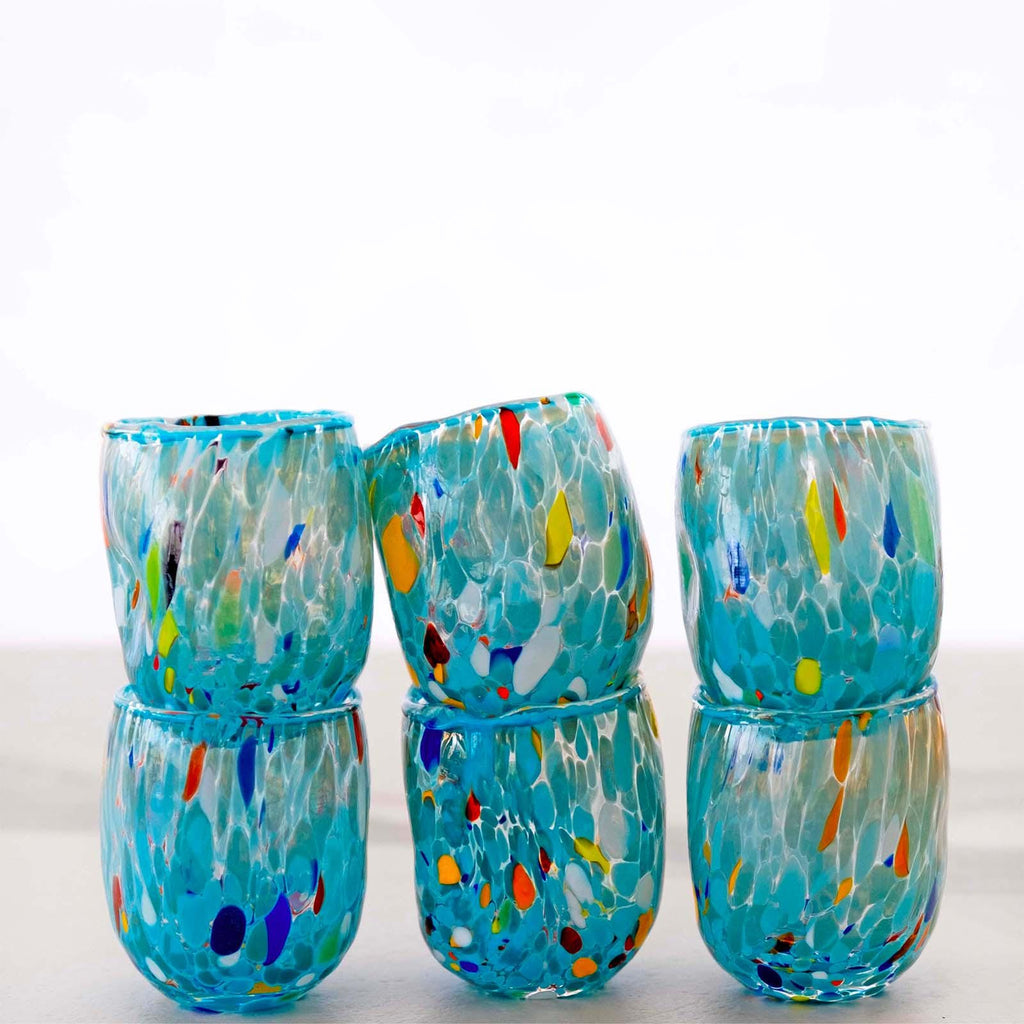 Murano Shot Glass | Certified Murano Glass | Made in Italy | Italian Liqueur Glass | Collection Onde