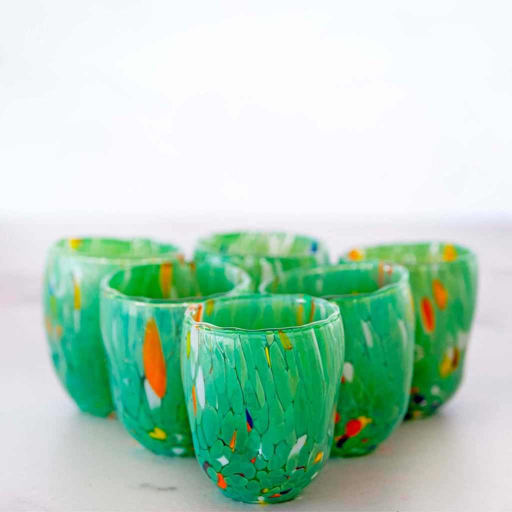 Murano Shot Glass | Certified Murano Glass | Made in Italy | Italian Liqueur Glass | Collection Onde