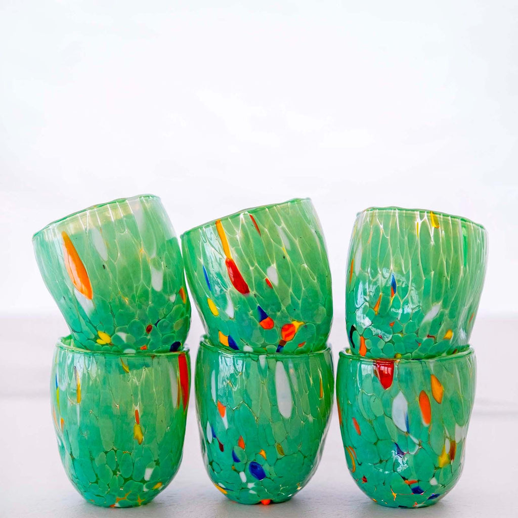 Murano Shot Glass | Certified Murano Glass | Made in Italy | Italian Liqueur Glass | Collection Onde