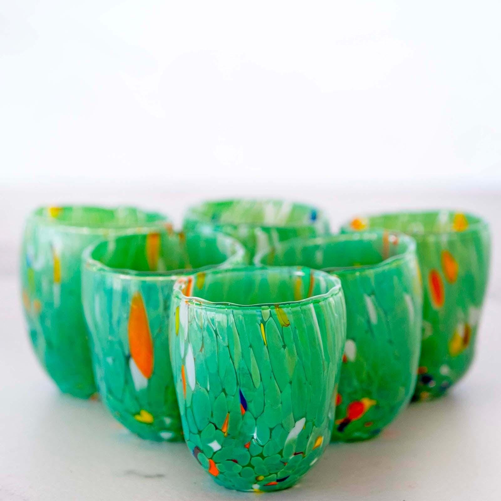 Murano Shot Glass | Certified Murano Glass | Made in Italy | Italian Liqueur Glass | Collection Onde