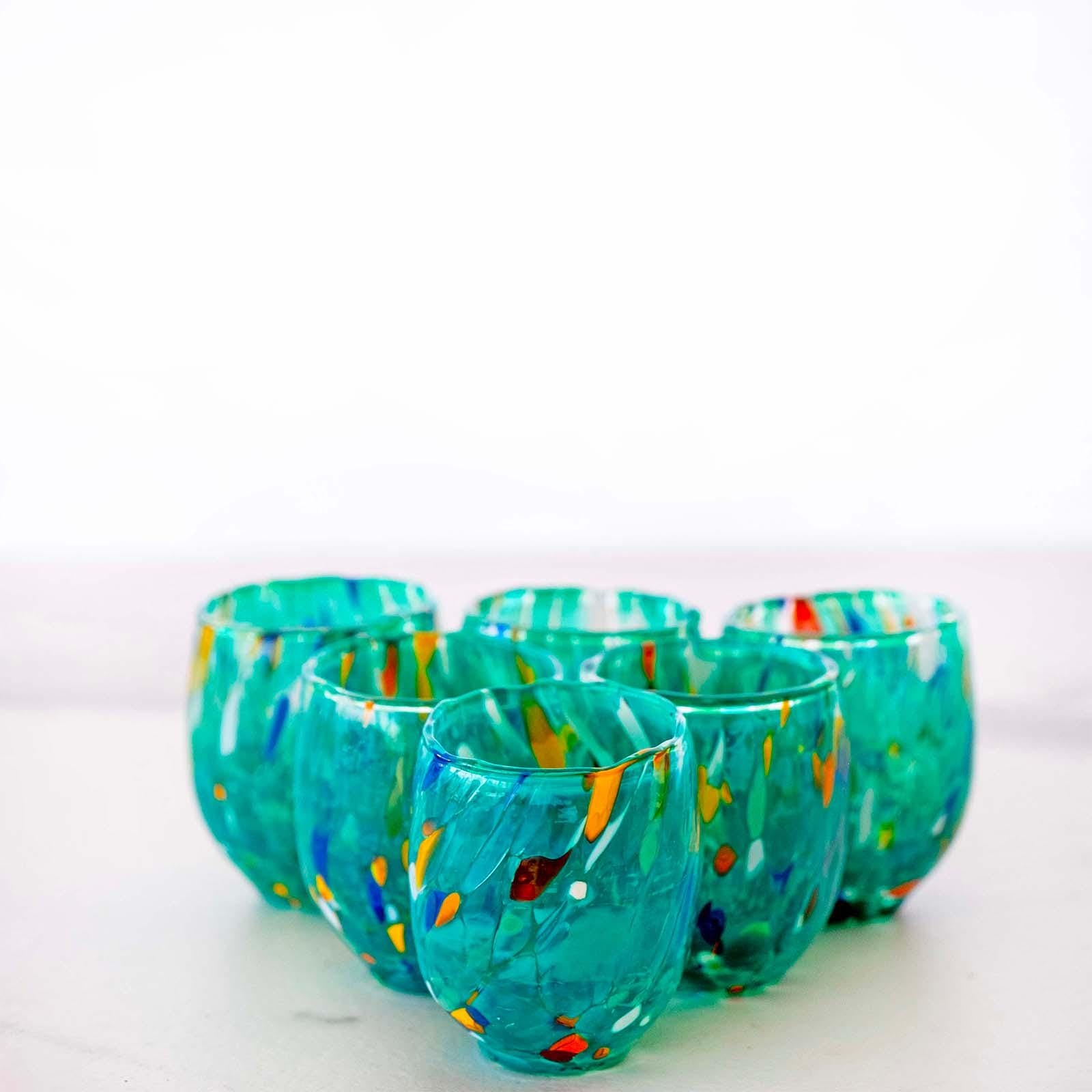 Murano Shot Glass | Certified Murano Glass | Made in Italy | Italian Liqueur Glass | Collection Onde