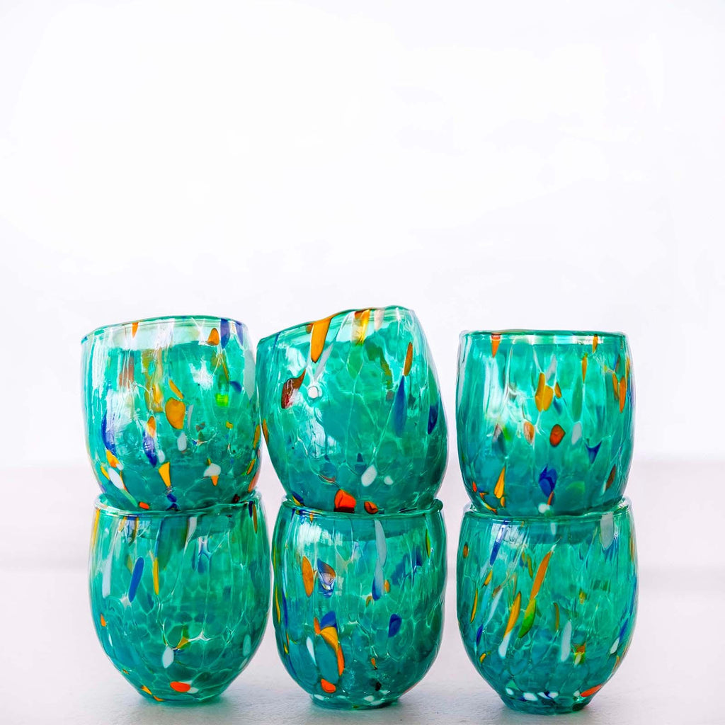 Murano Shot Glass | Certified Murano Glass | Made in Italy | Italian Liqueur Glass | Collection Onde