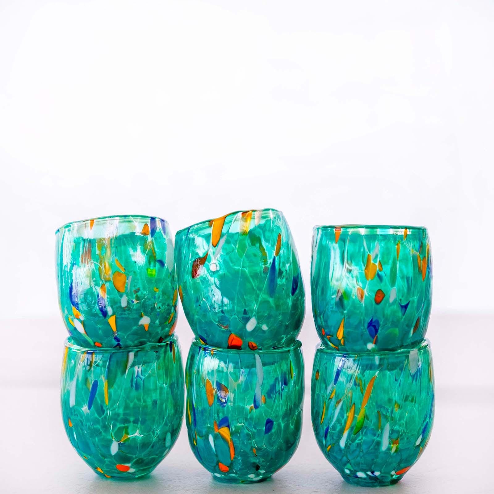 Murano Shot Glass | Certified Murano Glass | Made in Italy | Italian Liqueur Glass | Collection Onde