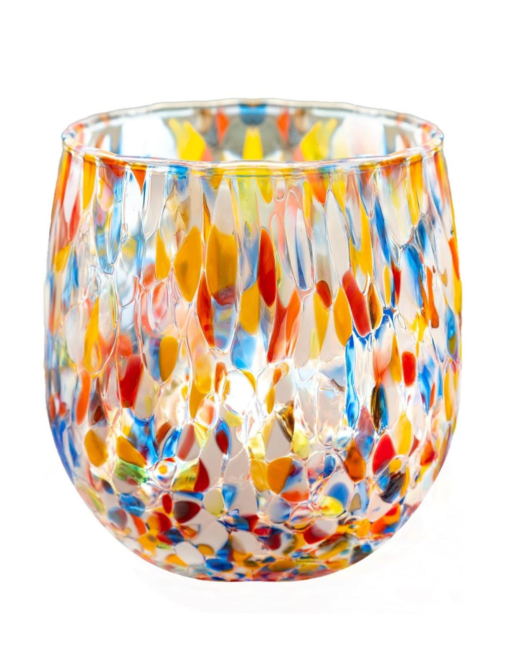Murano Drinking Glass | Certified Murano Glass | Made in Italy | Water Glass | Collection Onde