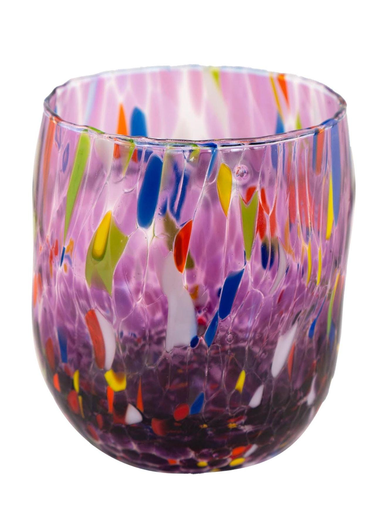 Murano Drinking Glass | Certified Murano Glass | Made in Italy | Water Glass | Collection Onde