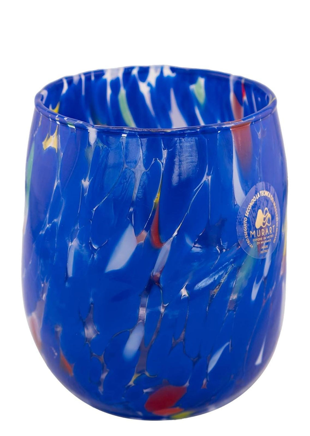 Murano Drinking Glass | Certified Murano Glass | Made in Italy | Water Glass | Collection Onde