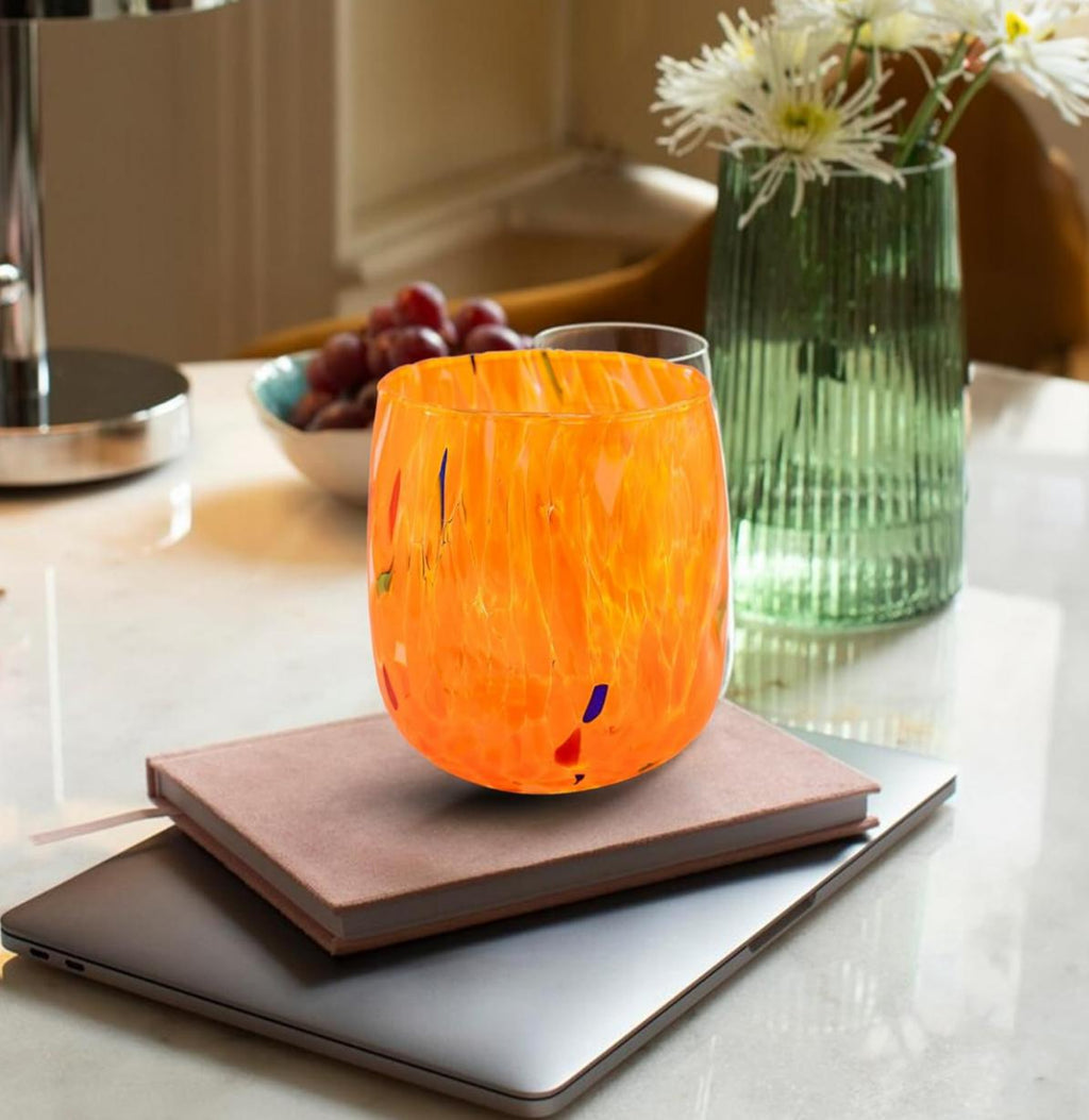 Murano Drinking Glass | Certified Murano Glass | Made in Italy | Water Glass | Collection Onde