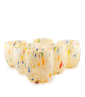 Murano Drinking Glass | Certified Murano Glass | Made in Italy | Water Glass | Collection Onde