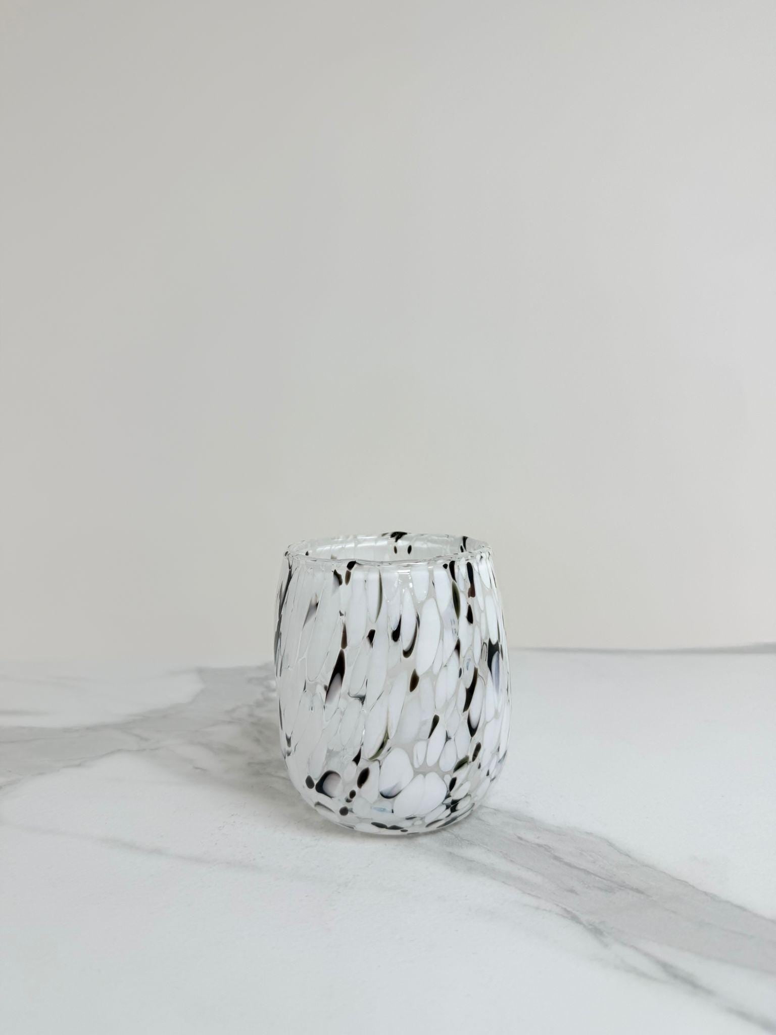 Murano Drinking Glass | Certified Murano Glass | Made in Italy | Water Glass | Collection Onde