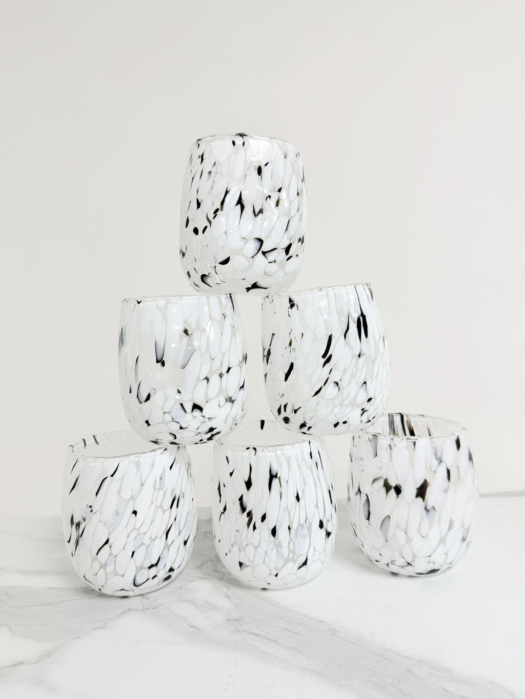 Murano Drinking Glass | Certified Murano Glass | Made in Italy | Water Glass | Collection Onde