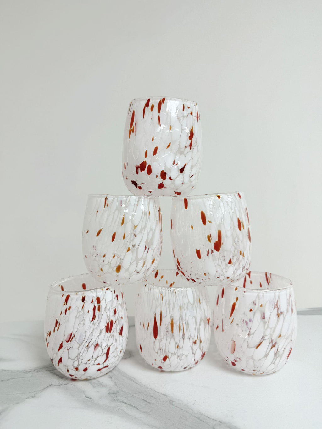 Murano Drinking Glass | Certified Murano Glass | Made in Italy | Water Glass | Collection Onde