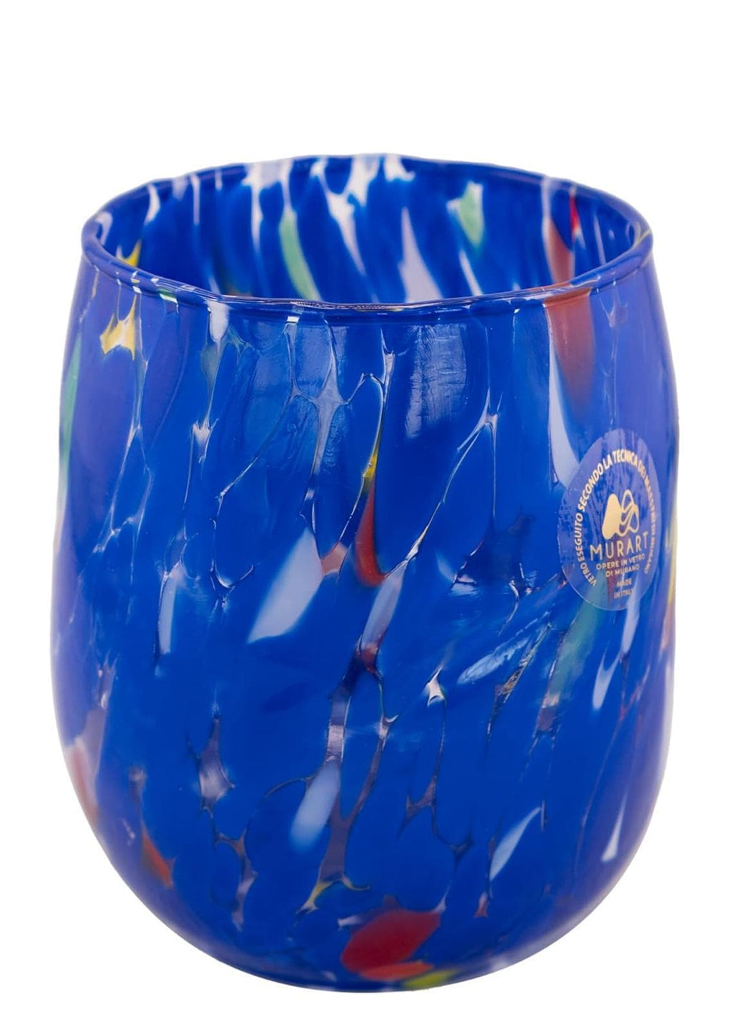 Murano Drinking Glass | Certified Murano Glass | Made in Italy | Water Glass | Collection Onde
