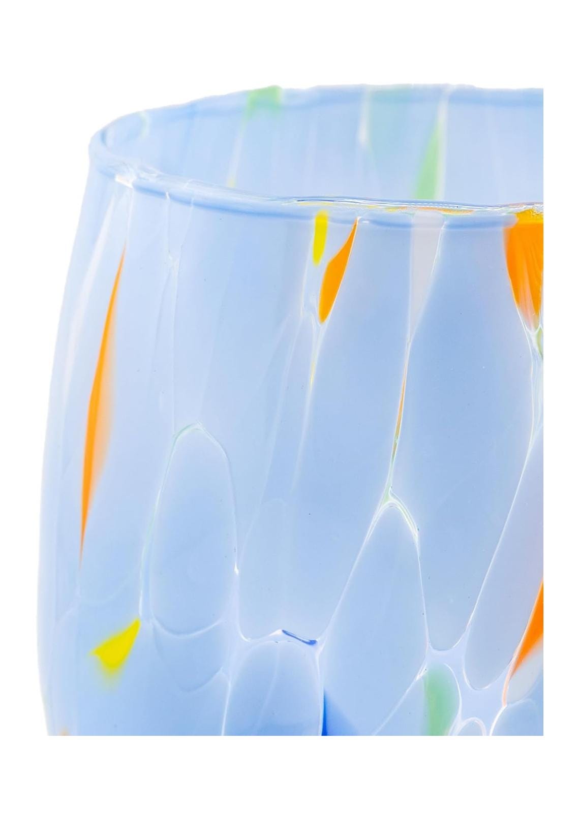Murano Drinking Glass | Certified Murano Glass | Made in Italy | Water Glass | Collection Onde