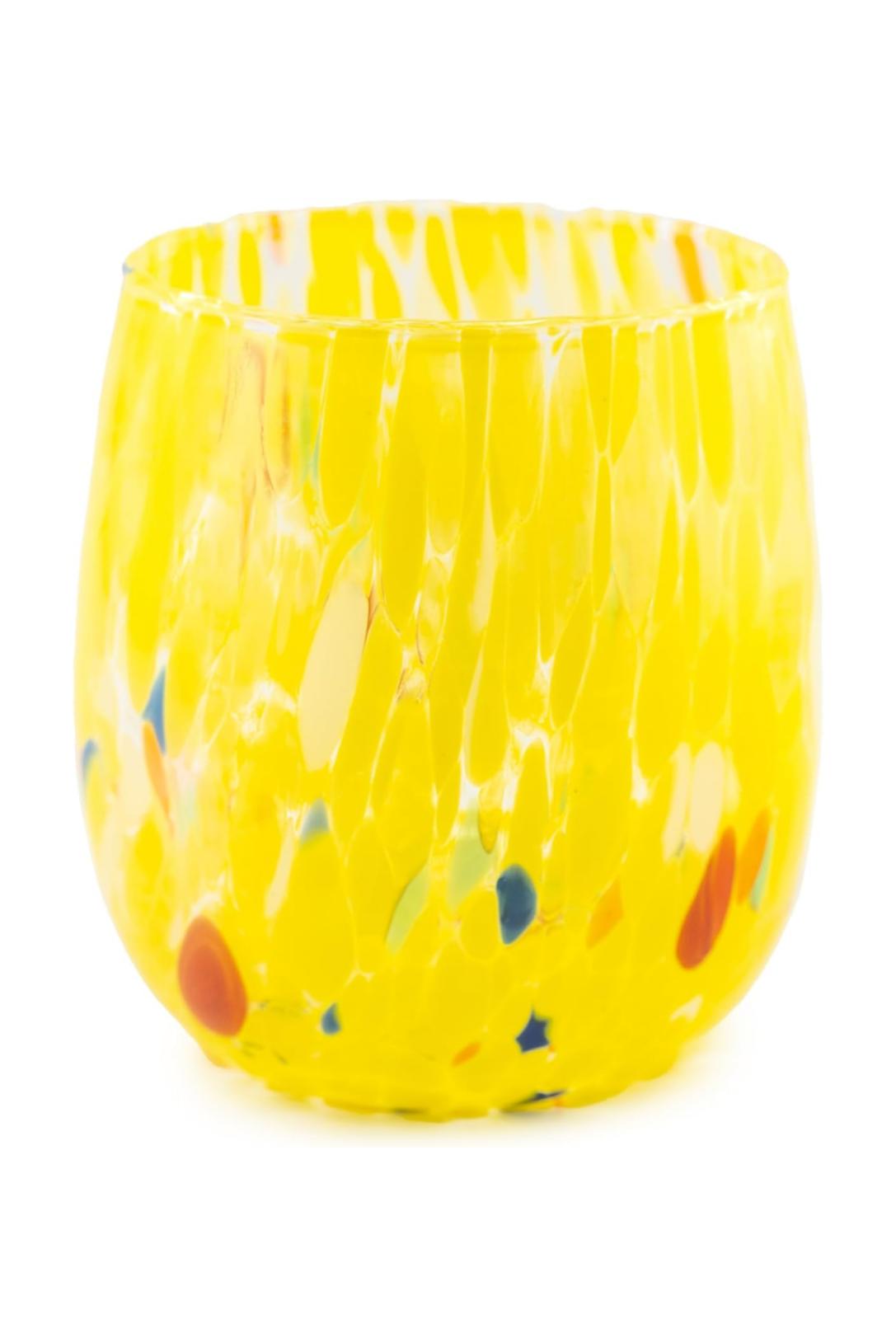 Murano Drinking Glass | Certified Murano Glass | Made in Italy | Water Glass | Collection Onde