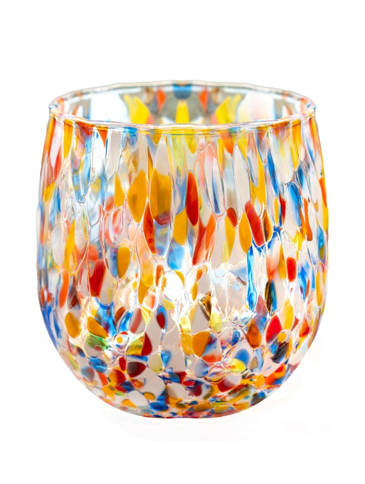 Murano Drinking Glass | Certified Murano Glass | Made in Italy | Water Glass | Collection Onde