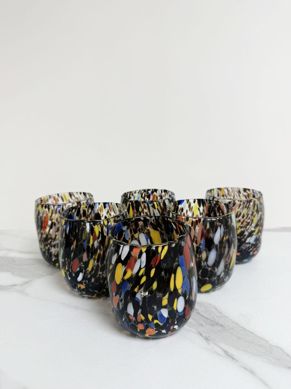 Murano Drinking Glass | Certified Murano Glass | Made in Italy | Water Glass | Collection Onde