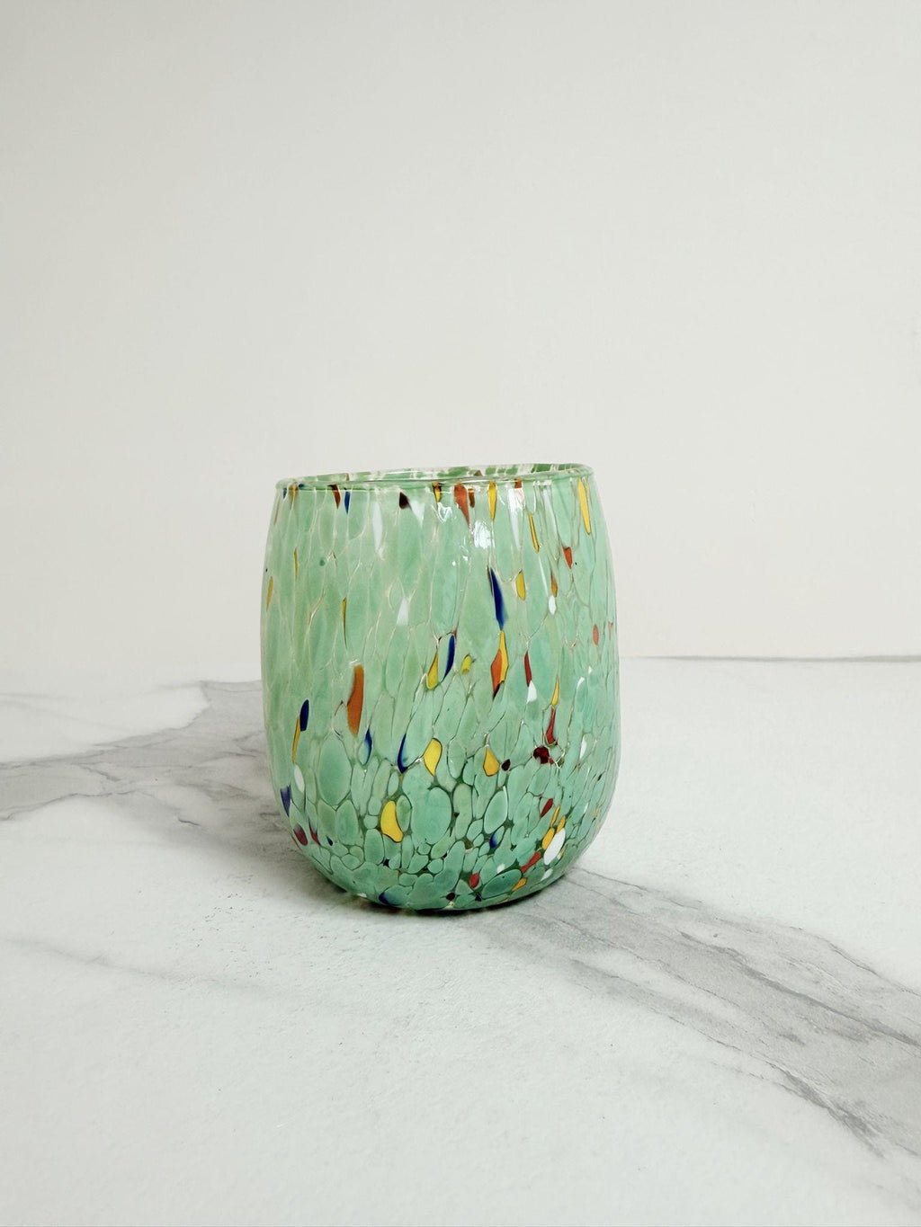 Murano Drinking Glass | Certified Murano Glass | Made in Italy | Water Glass | Collection Onde
