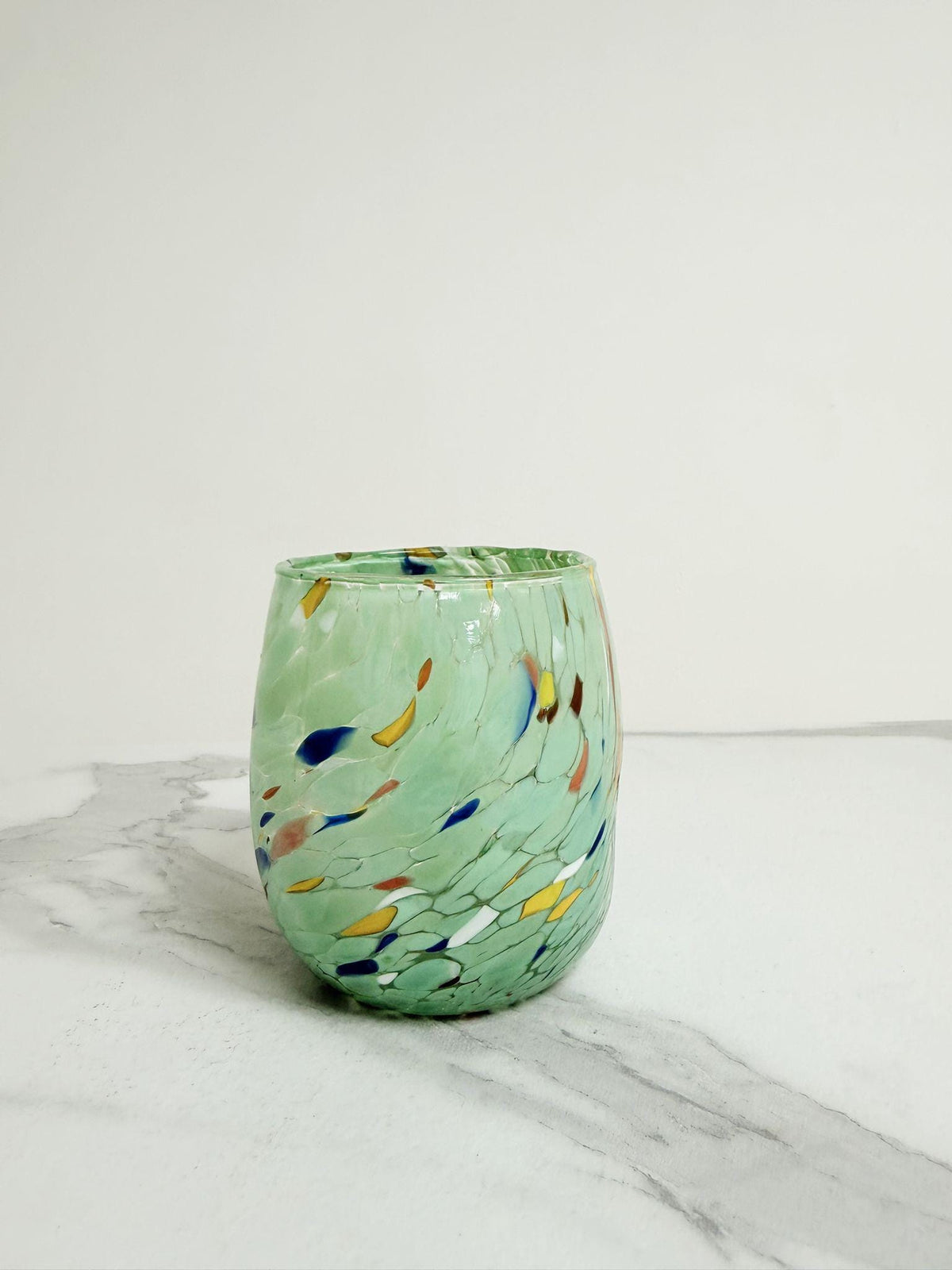 Murano Drinking Glass | Certified Murano Glass | Made in Italy | Water Glass | Collection Onde