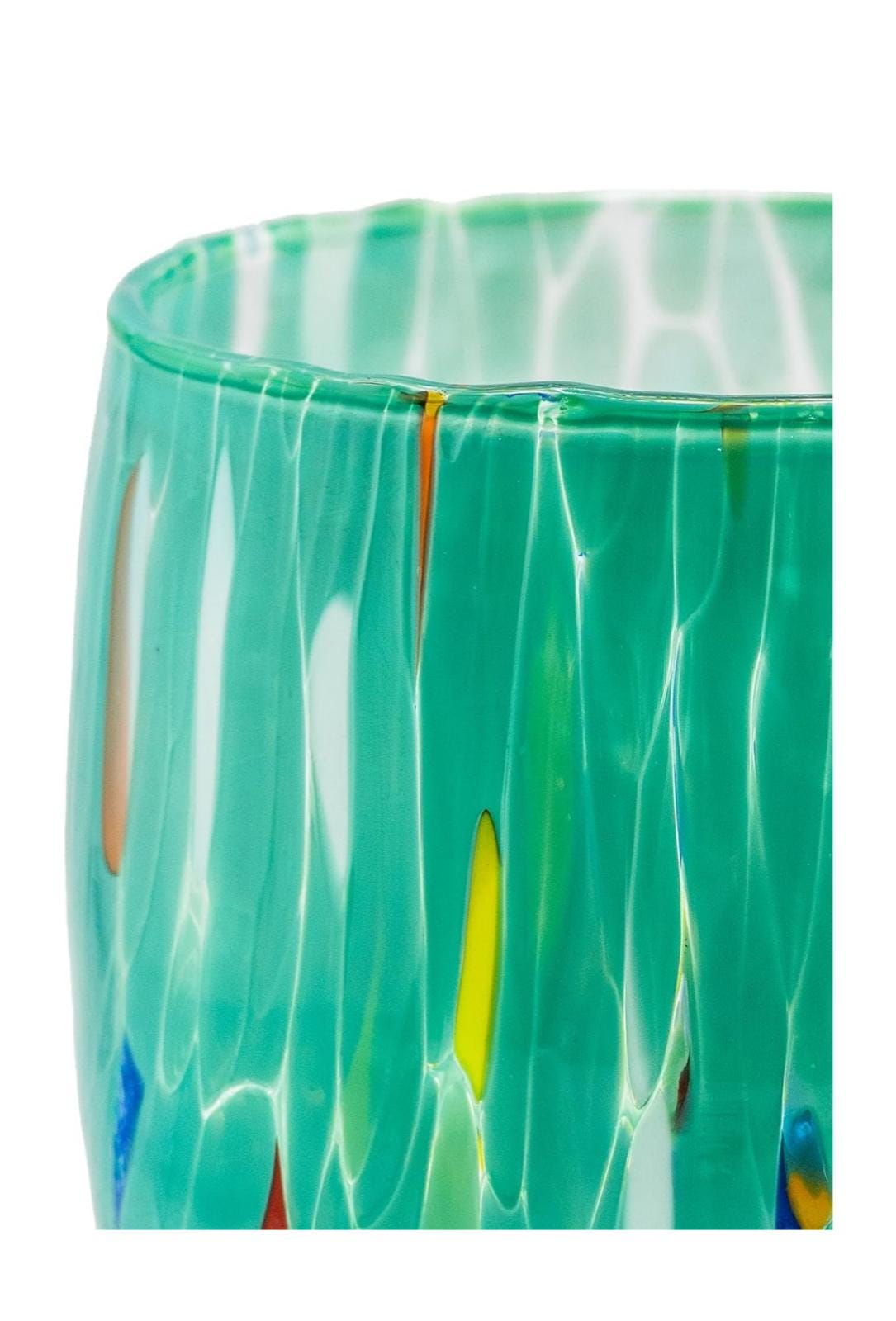 Murano Drinking Glass | Certified Murano Glass | Made in Italy | Water Glass | Collection Onde