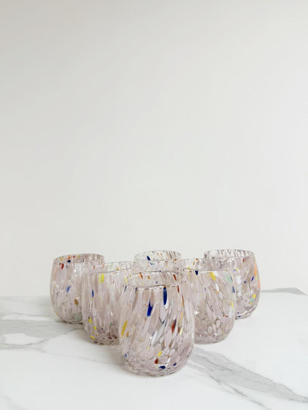 Murano Drinking Glass | Certified Murano Glass | Made in Italy | Water Glass | Collection Onde