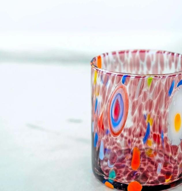 Murano Drinking Glass | Certified Murano Glass | Made in Italy | Water Glass | Collection Tower