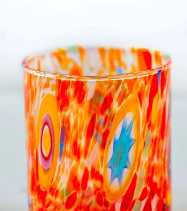 Murano Drinking Glass | Certified Murano Glass | Made in Italy | Water Glass | Collection Tower