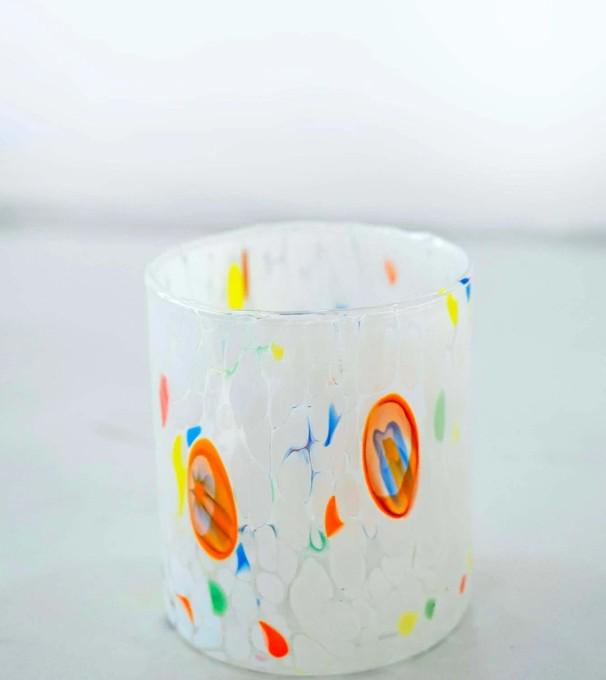 Murano Drinking Glass | Certified Murano Glass | Made in Italy | Water Glass | Collection Tower