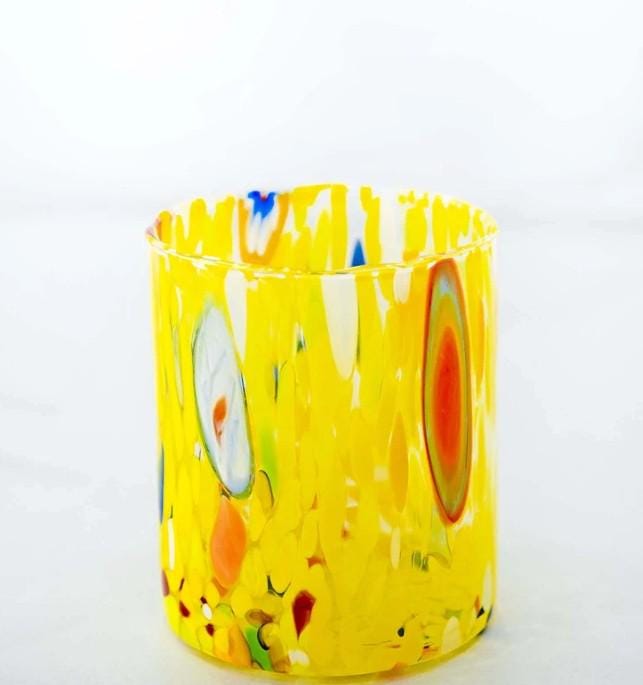 MurArt Bicchieri in vetro di Murano Collezione Tower B1 Set da 6 bicchieri da 300ml