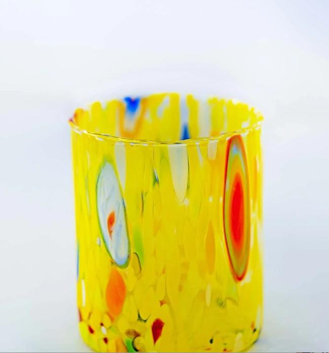 MurArt Bicchieri in vetro di Murano Collezione Tower B1 Set da 6 bicchieri da 300ml