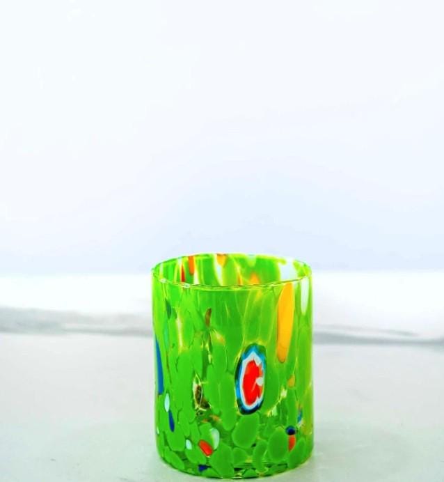 MurArt Bicchieri in vetro di Murano Collezione Tower B1 Set da 6 bicchieri da 300ml