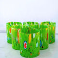 MurArt Bicchieri in vetro di Murano Collezione Tower B1 Set da 6 bicchieri da 300ml