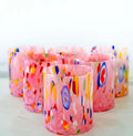 MurArt Bicchieri in vetro di Murano Collezione Tower B1 Set da 6 bicchieri da 300ml