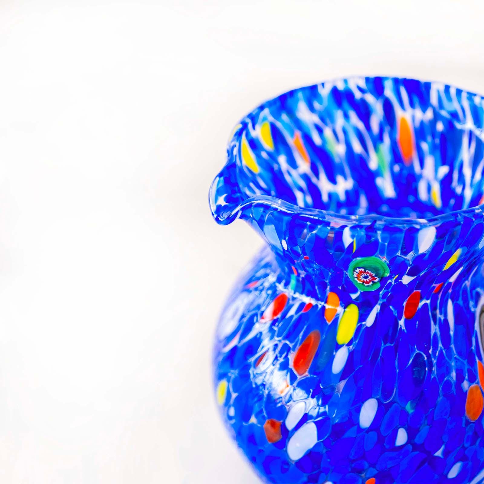 Murano Glass Carafe | Certified Murano Glass | Made in Italy | Decorative Pitcher | Collection Marea