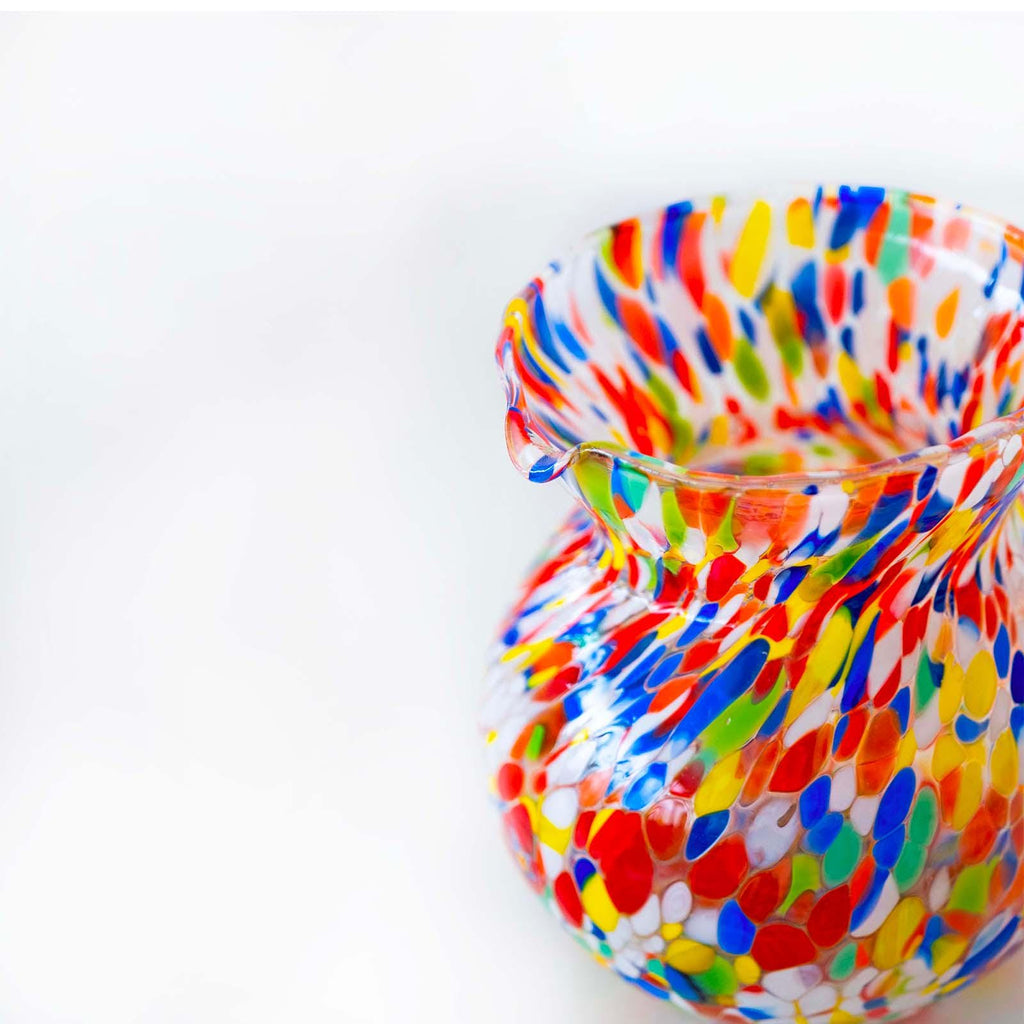 Murano Glass Carafe | Certified Murano Glass | Made in Italy | Decorative Pitcher | Collection Marea