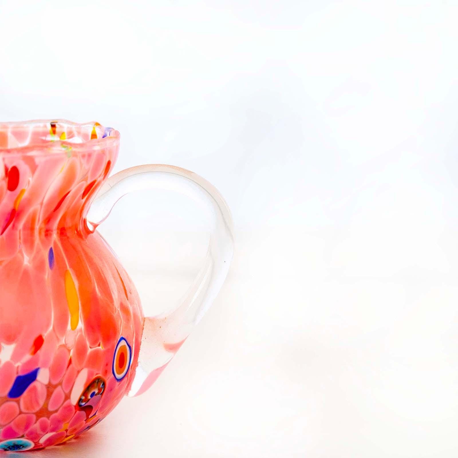 Murano Glass Carafe | Certified Murano Glass | Made in Italy | Decorative Pitcher | Collection Marea