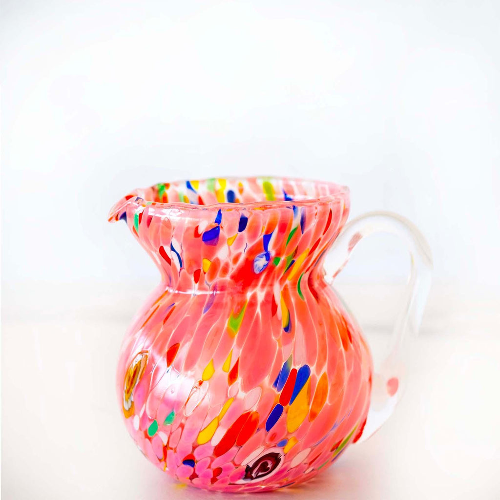 Murano Glass Carafe | Certified Murano Glass | Made in Italy | Decorative Pitcher | Collection Marea