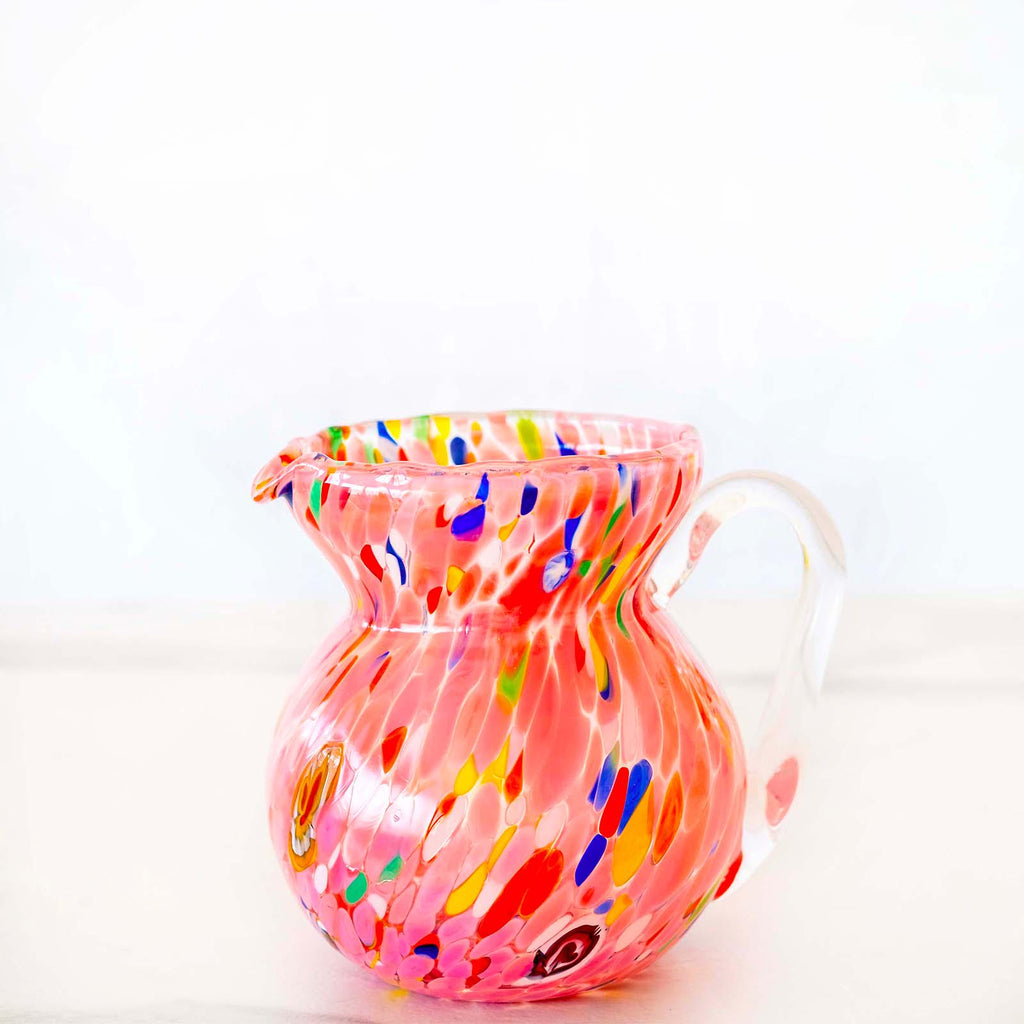 Murano Glass Carafe | Certified Murano Glass | Made in Italy | Decorative Pitcher | Collection Marea