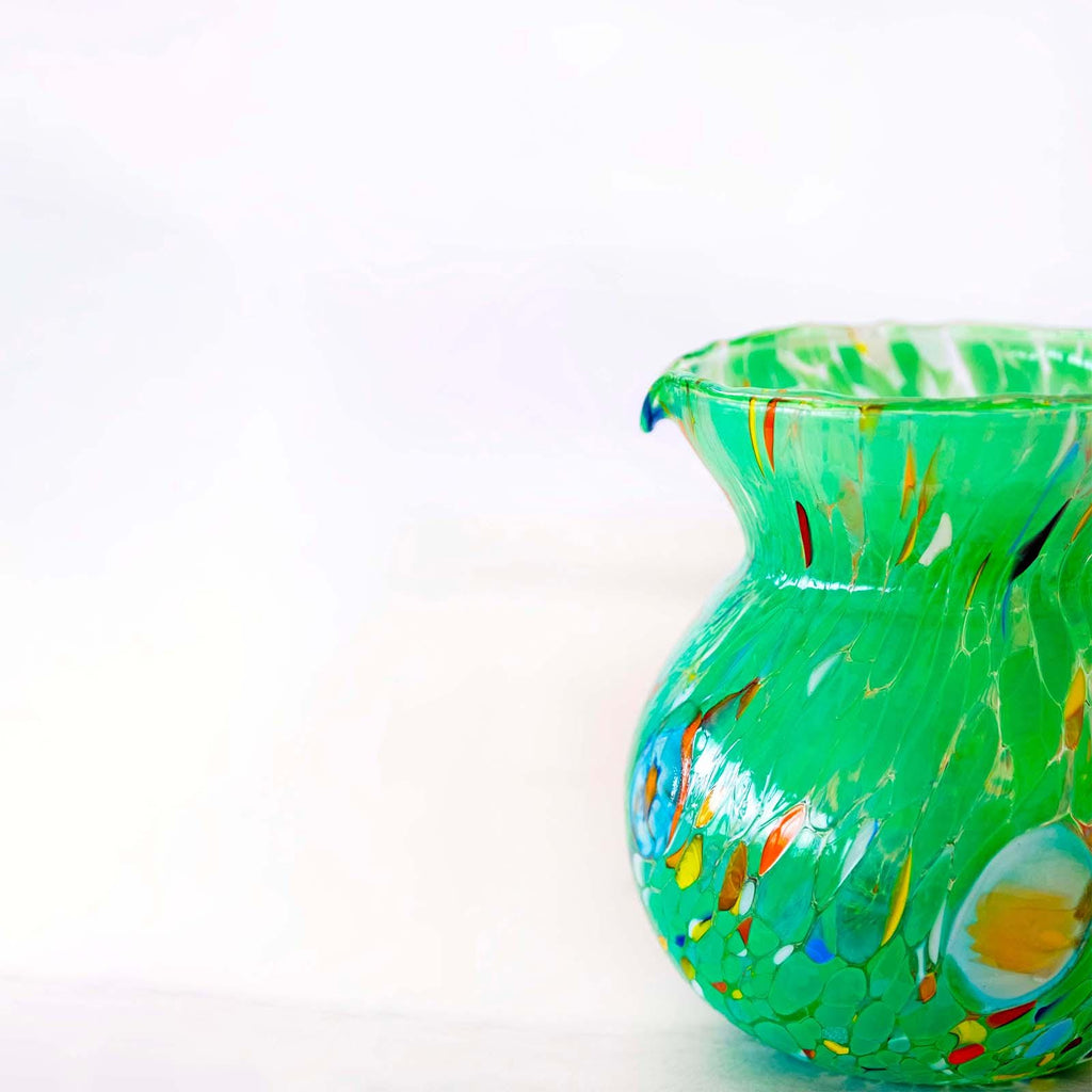 Murano Glass Carafe | Certified Murano Glass | Made in Italy | Decorative Pitcher | Collection Marea