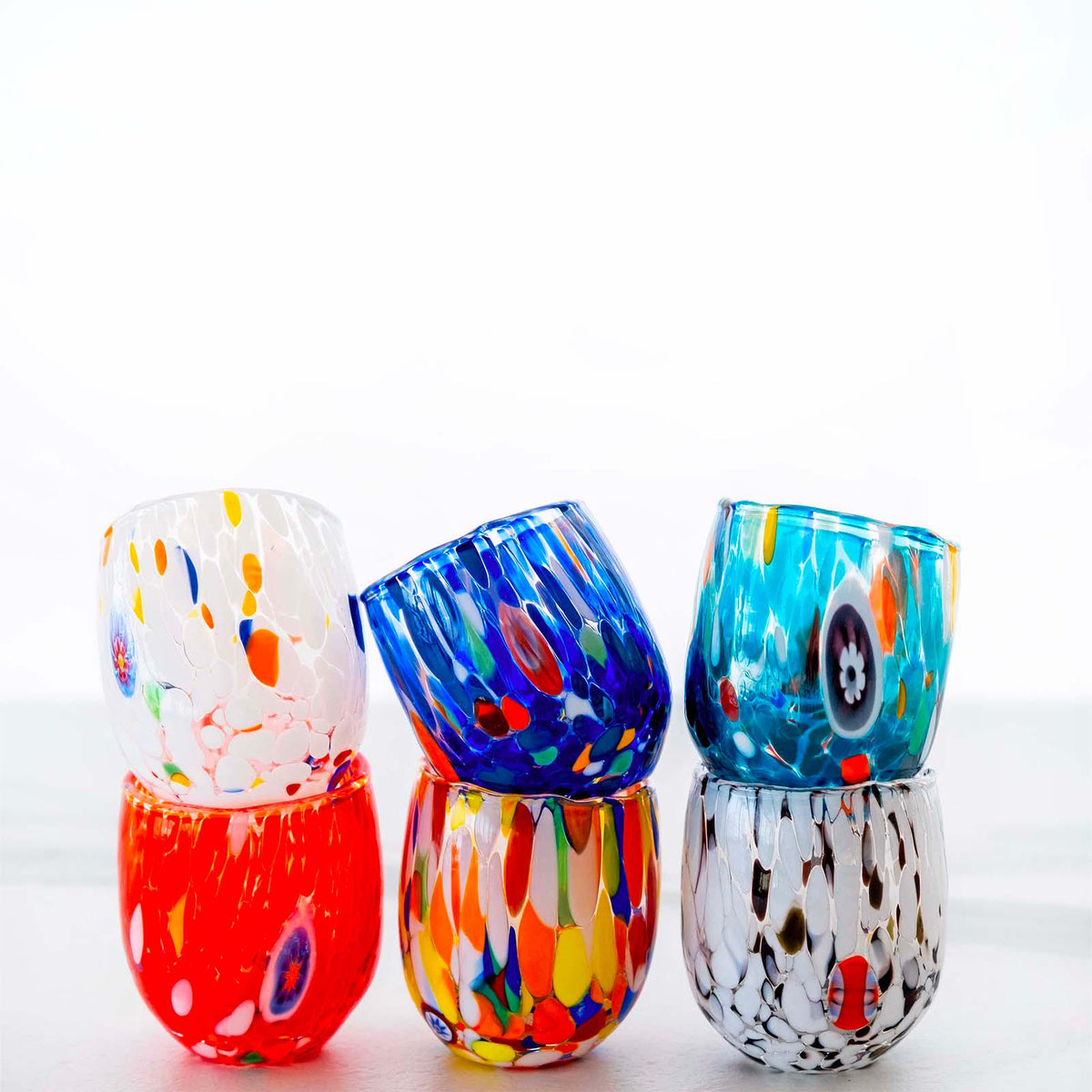 Murano Shot Glass | Certified Murano Glass | Made in Italy | Italian Liqueur Glass | Collection Marea
