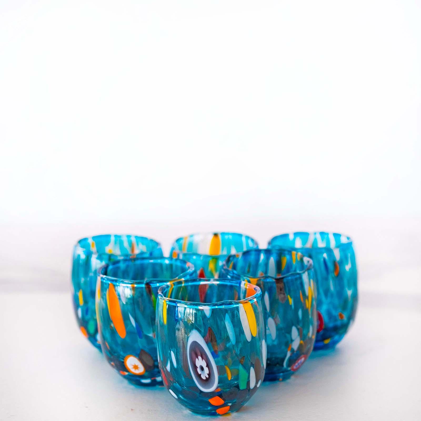 Murano Shot Glass | Certified Murano Glass | Made in Italy | Italian Liqueur Glass | Collection Marea