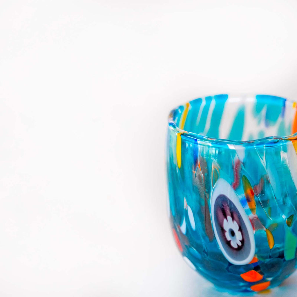 Murano Shot Glass | Certified Murano Glass | Made in Italy | Italian Liqueur Glass | Collection Marea