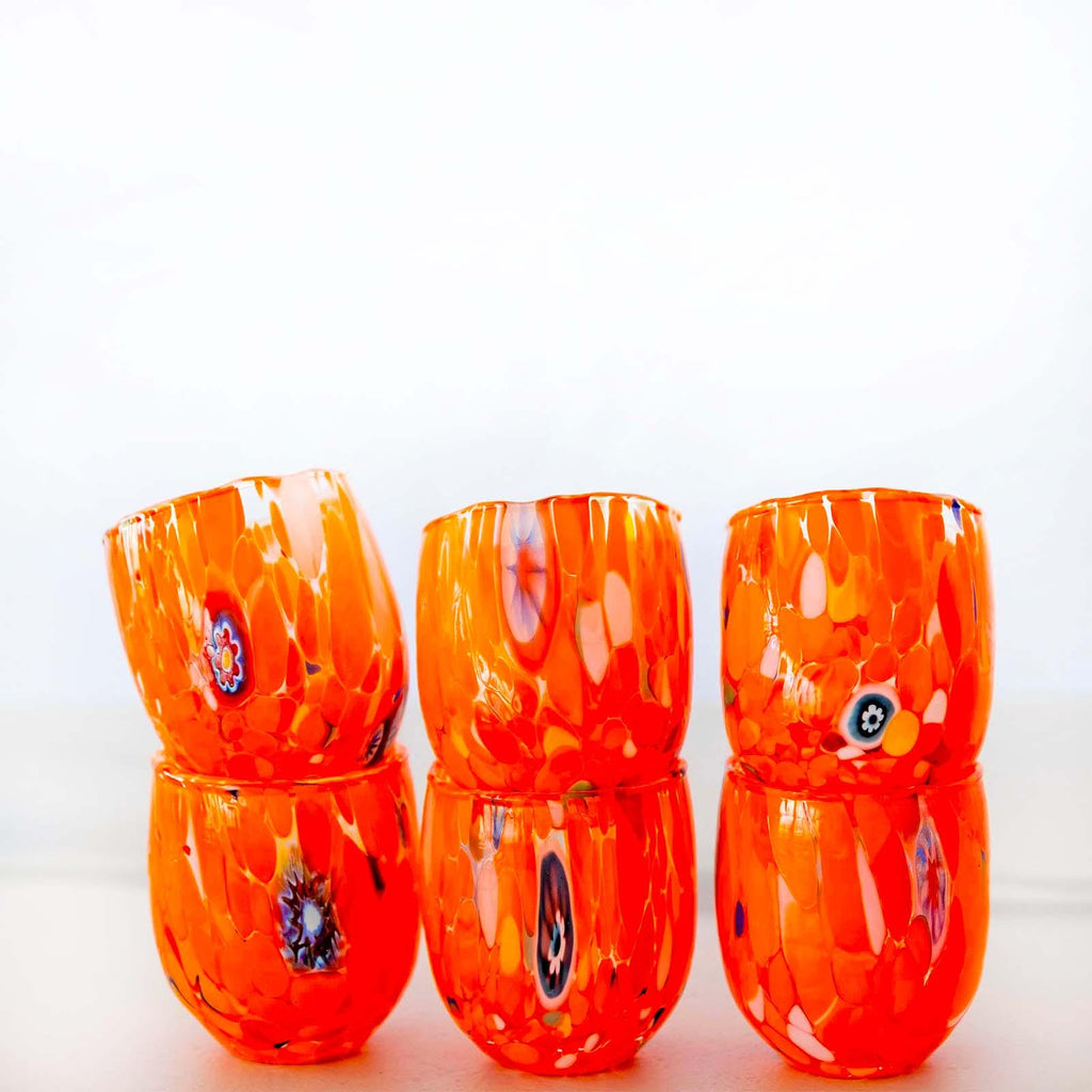 Murano Shot Glass | Certified Murano Glass | Made in Italy | Italian Liqueur Glass | Collection Marea